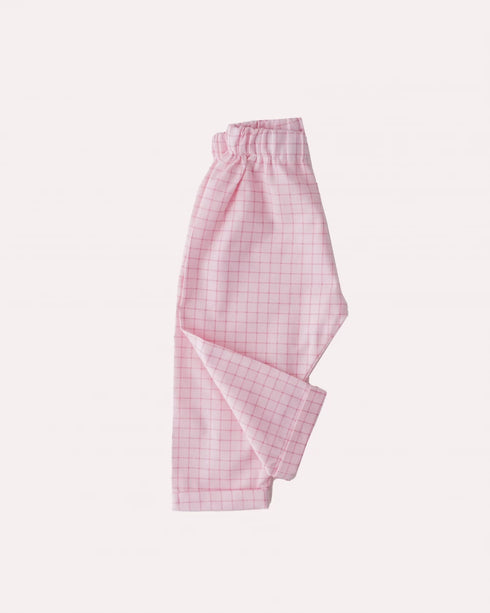 PANTALÓN CUADROS ROSA